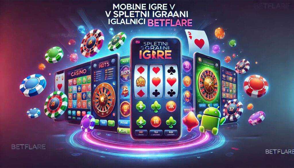 Mobilne igre v spletni igralnici BetFlare